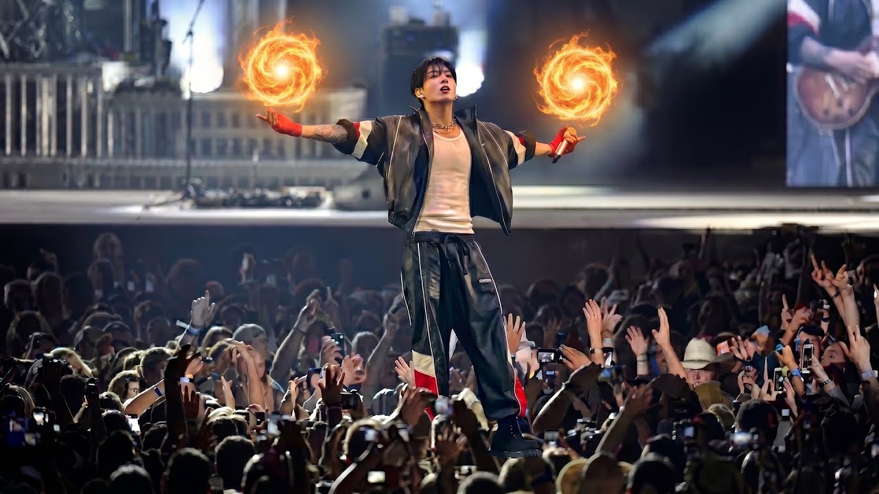 Performance Today Millions of Fans Go Wild! Jungkook's Performance Today Shocks Las Vegas ...