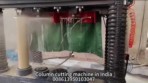 Marble granite sandstone CNC pillar machine working in Rajasthan #cncturninglathe #balustermachine
