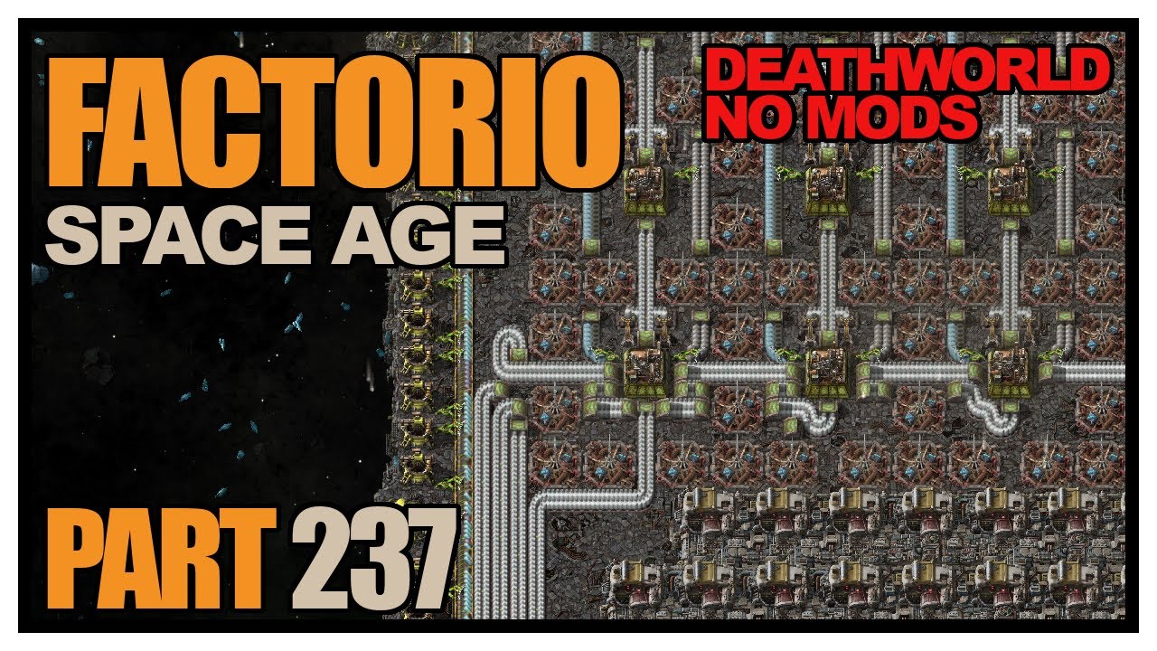 50k SPM Space Science Ship - Factorio Space Age (Deathworld, no mods ...