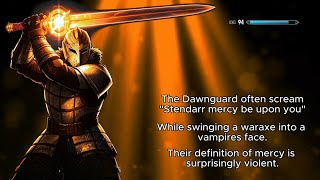 Sarcastic Skyrim Loading Screens | Dawnguard Edition V2