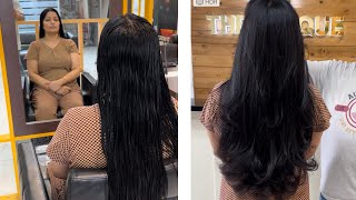 How To Long Layers Haircut | Multiple Layers haircut @IKRAMHAIREXPERT