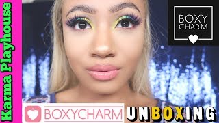August Boxycharm unboxing (Try-on Style) 2018 Miesha Michelle Karma Playhouse