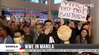 WWE superstar  LIVE IN MANILA