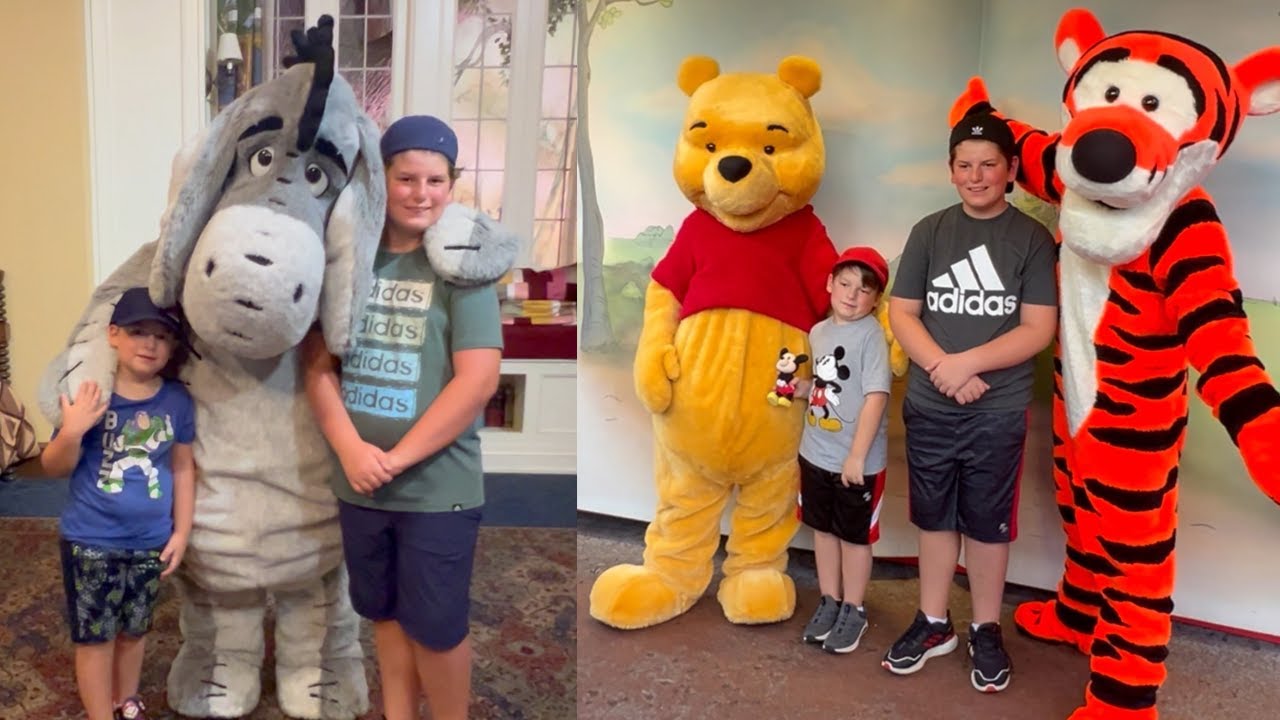 Встреча с Иа-Иа: Винни-Пух и Тигра: встреча в Disney World