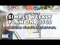 Passionate Penny Pincher Plan with Me DIY Disc Planner Quick and Simple Checklist &amp; Weekly Overview