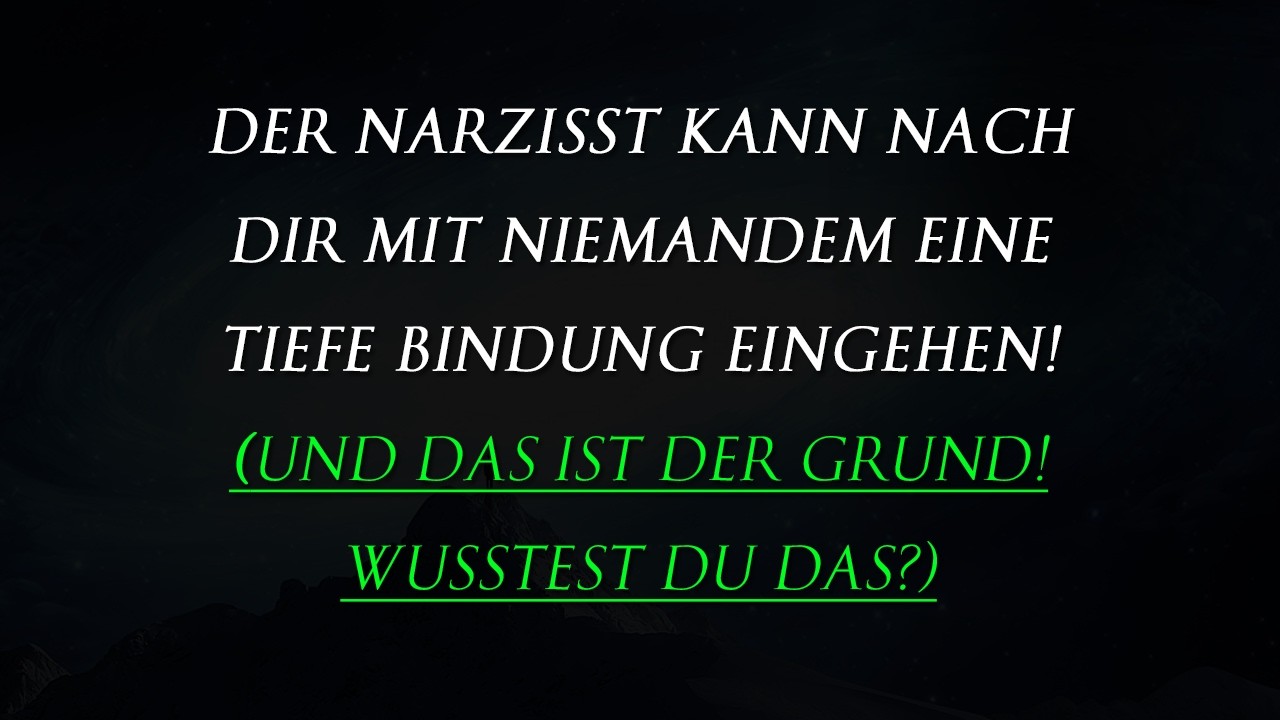 Was wirklich passiert, wenn ein Narzisst DICH verliert: Es ist für immer vorbei! | Narzissmus