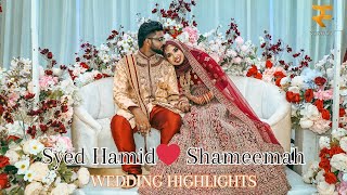 Syed Hamid Shameemah - Indian Muslim Wedding Highlights Rf Visual