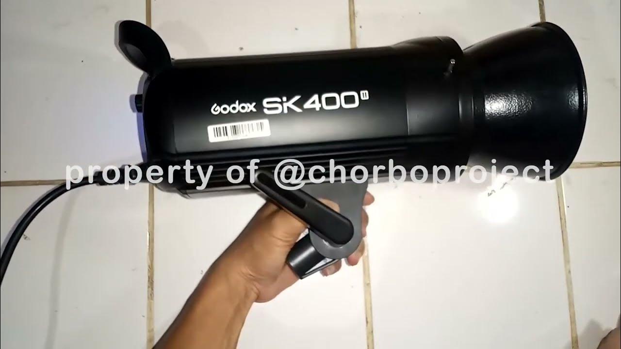 Lampu Flash Studio Godox SK400 II perbaikan kerusakan delay tidak fire