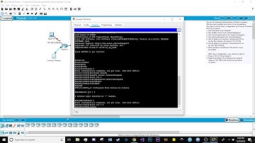 Cisco Packet Tracer Tutorial- Basic Router Configuration via the Console Terminal