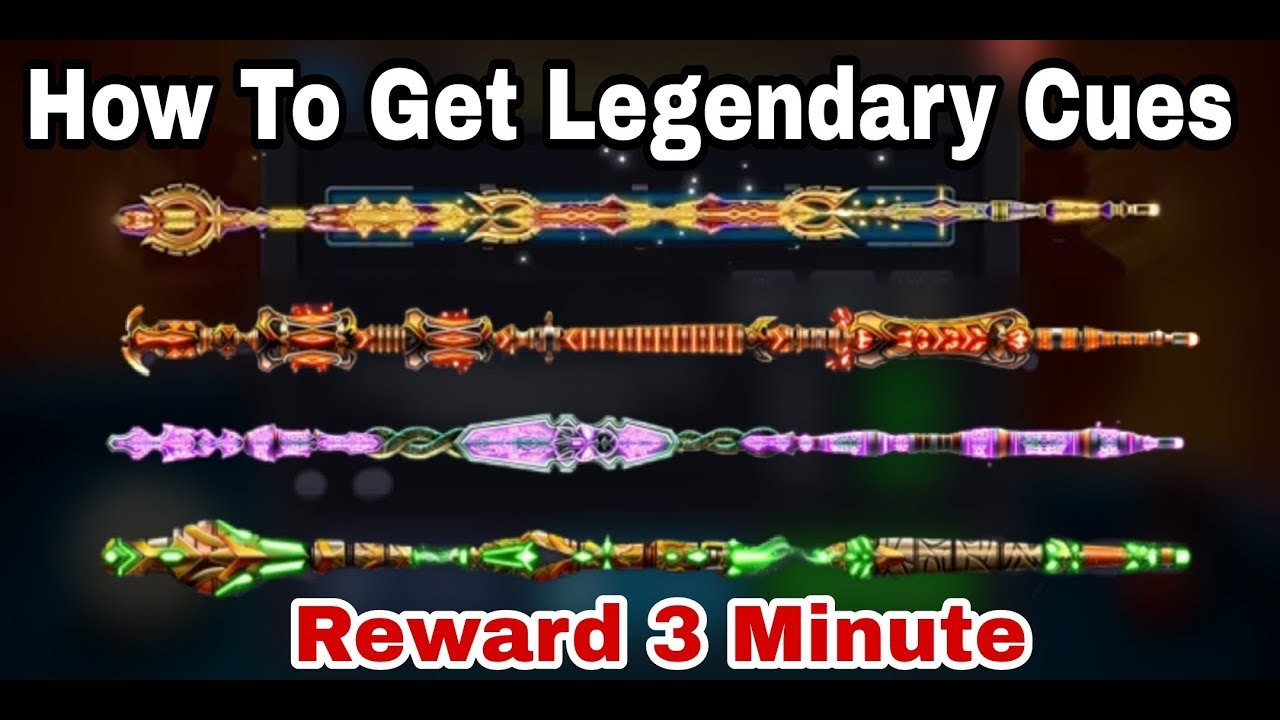 8 Ball Pool | How To Get Legendary Cue Just 3 Minute - 