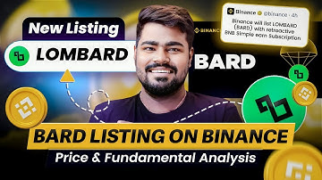 Binance New Listing Lambard BARD Token | BARD Token Price Analysis | FOMC Meeting & FED Rate Cut?