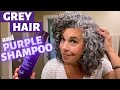 Purple Shampoo & Grey Hair | How It Effects My Silver (White) Hair