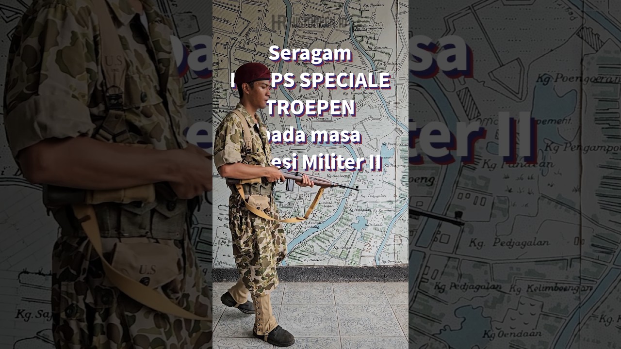 Seragam Korps Speciale Troepen pada Masa Agresi Militer Kedua. #sejarah #reenactment #livinghistory