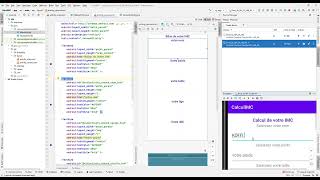 video demo appli Android Calcul IMC