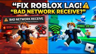 How to Fix Roblox Bad Network Receive Issue | Connection & Packet Loss Fix Guide