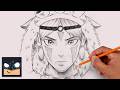 How to Draw San | Princess Mononoke