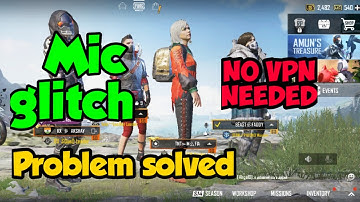 How to fix Mic glitch problem after update in pubg mobile 1.0 || No vpn needed || RX Gaming Insane