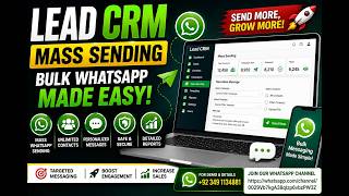 Lead CRM Mass Sending Demo | Bulk WhatsApp Messaging & Marketing Software screenshot 4