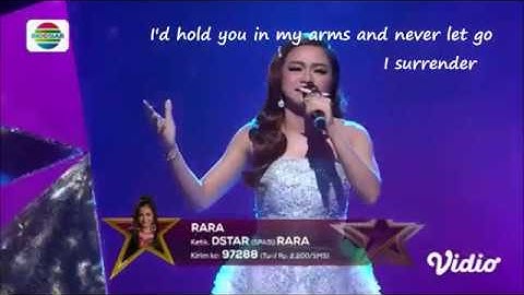 Rara Lida - I Surrender ( Lirik )