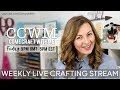 Ccwm  live crafting with lesley oman