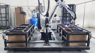 Kanepe Metal İskelet Kaynak Robotu | Sofa Bed Metal Frame Welding Robot