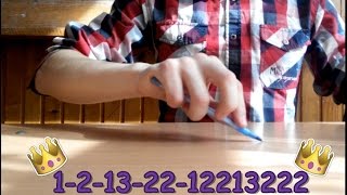 Pen Tapping Tutorial или как делать битбокс ручкой #7 (Medium beat)