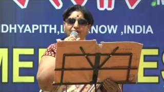 Pushpa Sharma Performing Rimjhim Gire Sawan at Musical Memories - 2015