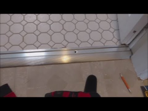 How To Install Threshold On Bathroom Doorway You Install Threshold On Bathroom Doorway