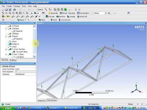 Video ANSYS 14.5 Mô phỏng ổn định hệ thống khung dàn - youtube