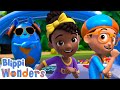Blippi and Meekah Learn to Dance | Blippi Wonders Animated Adventures for Kids | Moonbug Kids