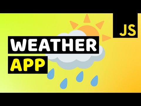 Extremely Easy Weather App using HTML CSS and Javascript