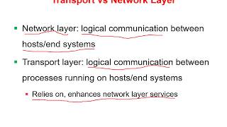 01 - Transport Layer Services