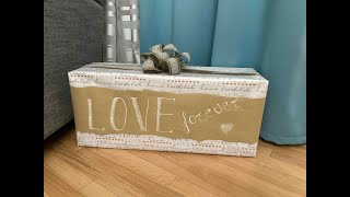 How to Wrap a large box gift.