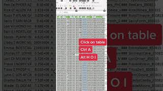 Auto Adjust Widths In Excel.