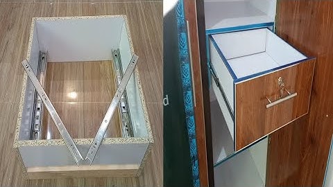 How to make Hidden Drawer in wardrobe/secret locker/secret  drawer in cupboard