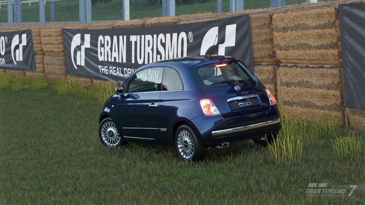 GT7 Real. Fiat 500 1.2 8V Lounge SS 2008. Original 66CV.