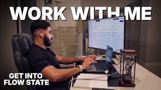 WORK WITH ME FOR 3 HOURS | Get into Flow state, 40Hz Focus Music, 50-10 Pomodoro