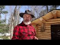 Log Cabin Bathhouse | Installing a Wood Stove | Maple Syrup | Off Grid Haircut