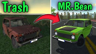 Trash to Mr. Bean: Epic Car Transformation! in car simulator 2 #carsimulator2 #oppanagame screenshot 5