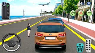 Brand new Golden Kia⚡Car in South city road drive -3D driving class 2 Android ios update game 4K screenshot 4