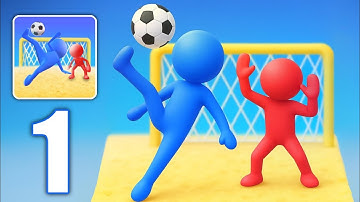 Super Goal Soccer Stickman - Gameplay Walkthrough / Part 1 (Android/IOS)