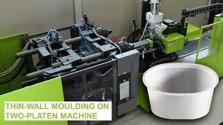 Thin-wall moulding on fast two-platen machine - less than 5s cycle time! | ENGEL duo speed