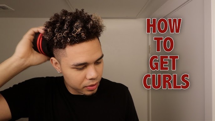 How To Get Curly Hair In 10 Minutes Easy Black Men S Tutorial Youtube