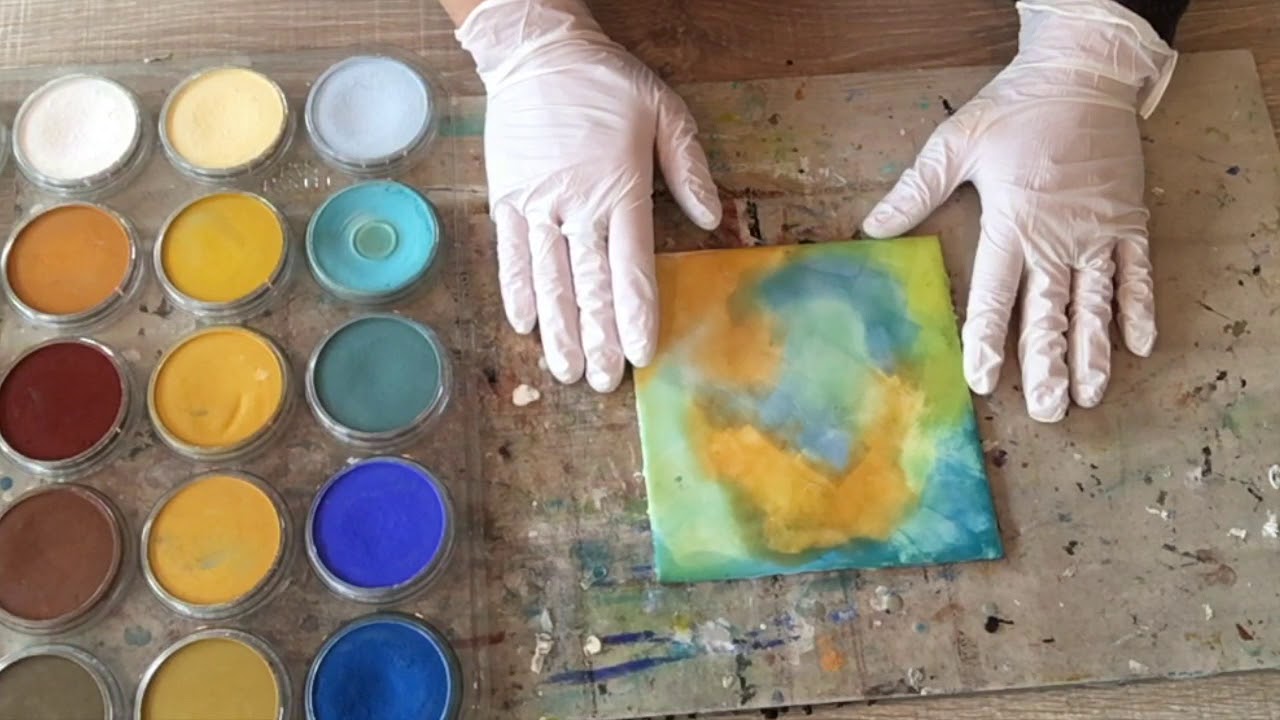 Encaustic painting with PanPastels - All Things Encaustic