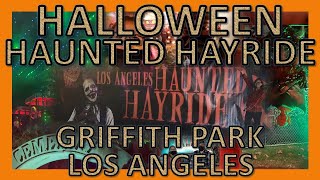 Los Angeles Haunted Hayride and Scare Town | Halloween Vlog 2021