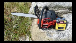 DIY Sears Craftsman Chain Saw Chain Replacement Highlights
