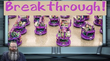 Swarming robots avoid collisions!