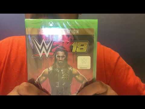 WWE 2K18 Deluxe Edition Xbox One Unboxing