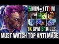 MUST WATCH [Anti Mage] 5MINUTES 1ITEM WITH 1kGPM And 31Kills By Cooman 7.19 | Dota 2 FullGame