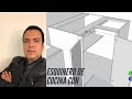 Cómo hacer un mueble esquinero (con medidas)//kitchen corner cabinet